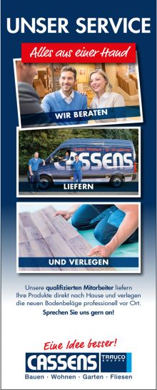 Serviceleistungen Bodenbeläge: Verlegung Bodenbelag