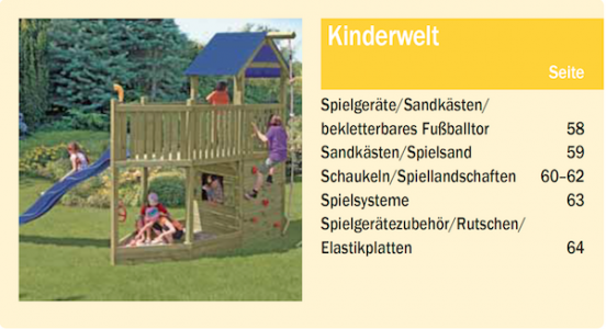 Katalogbereich Kinderwelt