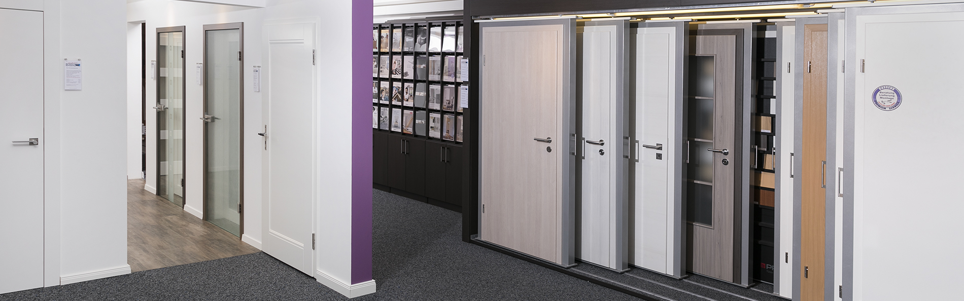 Zimmertüren in verschiedenen Designs